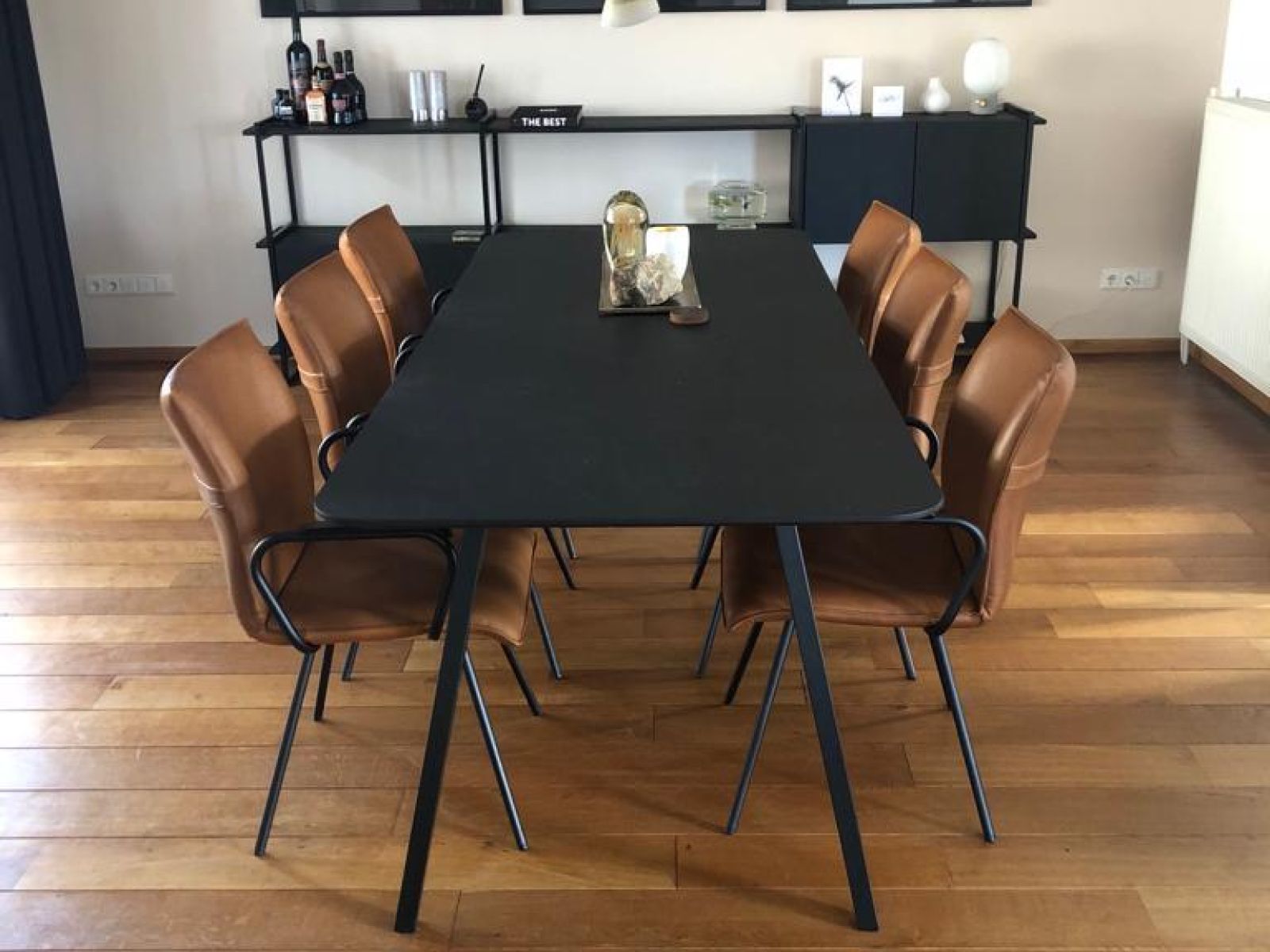 Toffe Tafel Black Edition eiken (met verjongde rand)